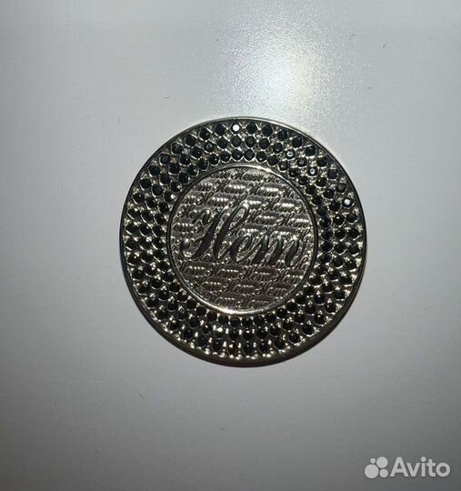 Монета решений Ника -да/нет серебро с фианитами