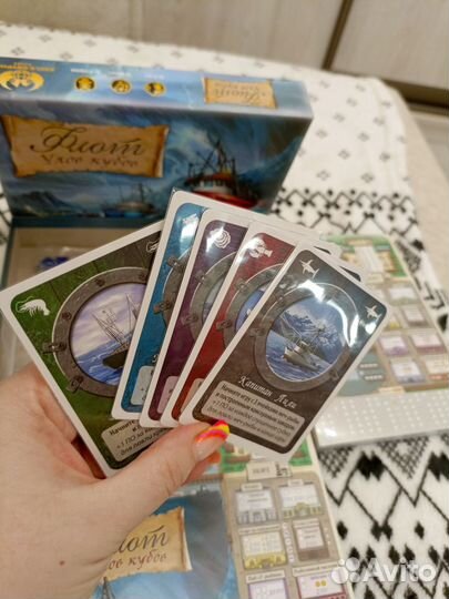 Настольная игра Флот Улов кубов + набор блокнотов