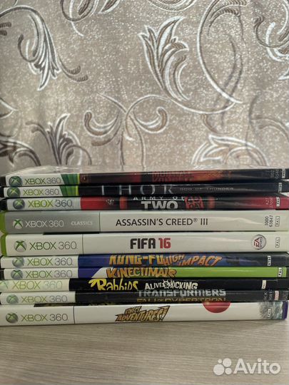 Xbox 360+kinect+ 2 джостика + диски с играми