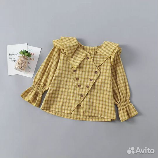 Новая блузка для девочки. Рост 120-130 см