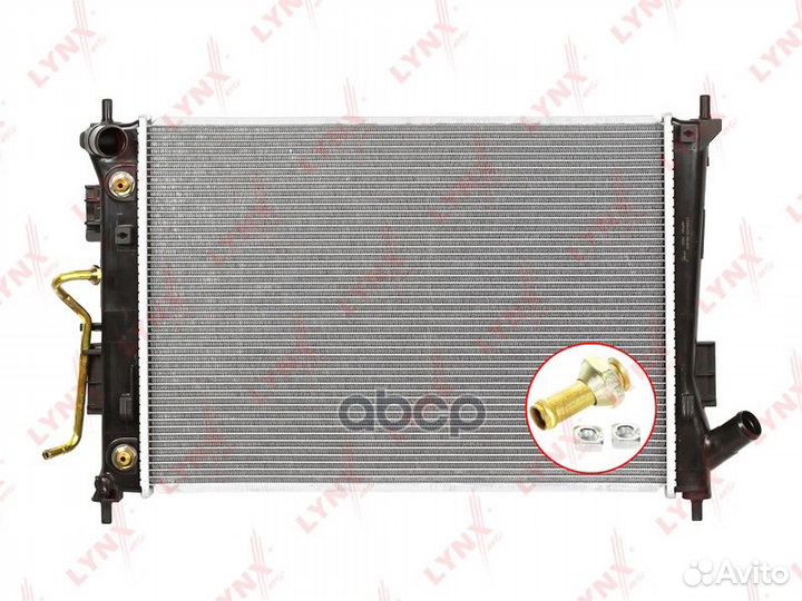 Радиатор охлаждения паяный AT hyundai Creta 1.6