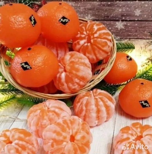 Мандарины мыло свечи