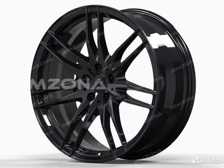 Кованый диск в стиле hamann Challenge black line R