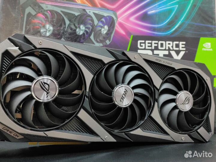 Asus RTX 3070 ROG Strix (+гарантия 6 месяцев)