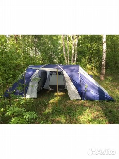 Палатка для большой семьи 3х комнатная Высота190см