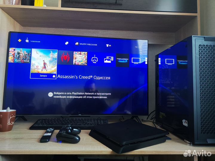 Игровой компьютер в сборе