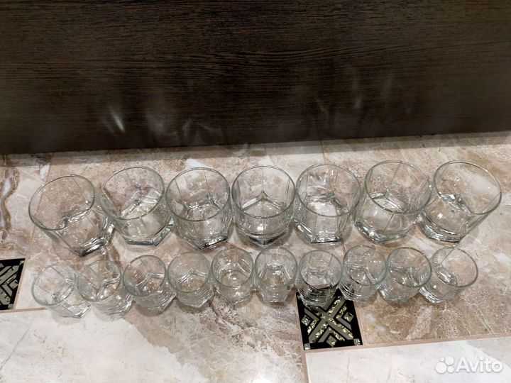 Стаканы и рюмки