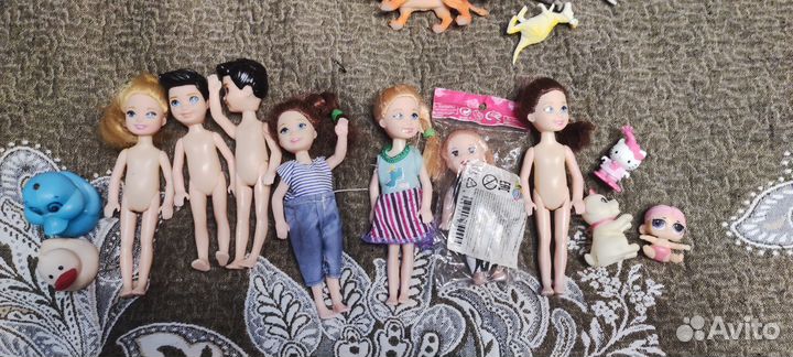 Игрушки для девочки пакетом, бесплатно