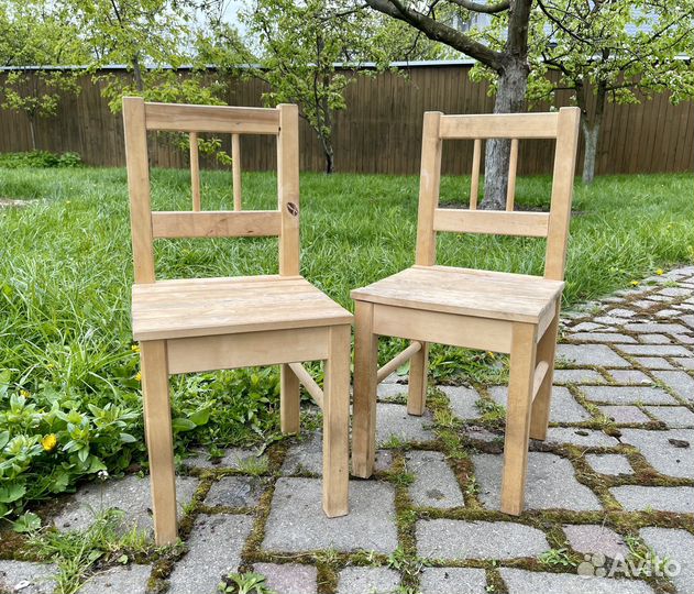 Стул детский деревянный 2 штуки