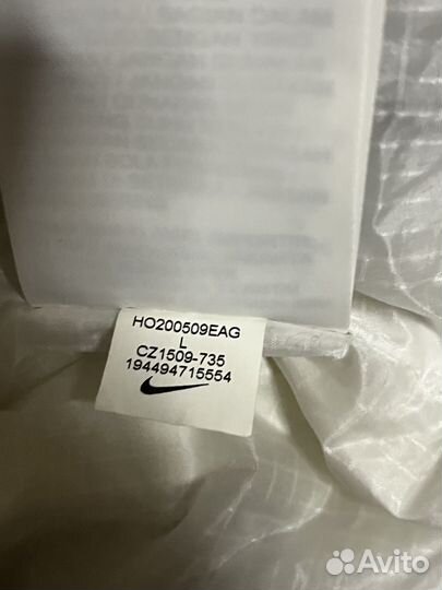 Пуховик nike synthetic fill windrunner оригинал