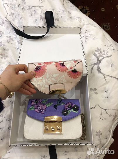 Furla со сменными крышками.Новая сумка