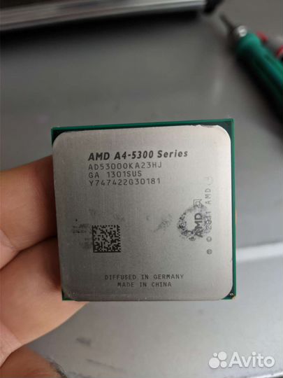 Процессор AMD A4 5300 полностью рабочая