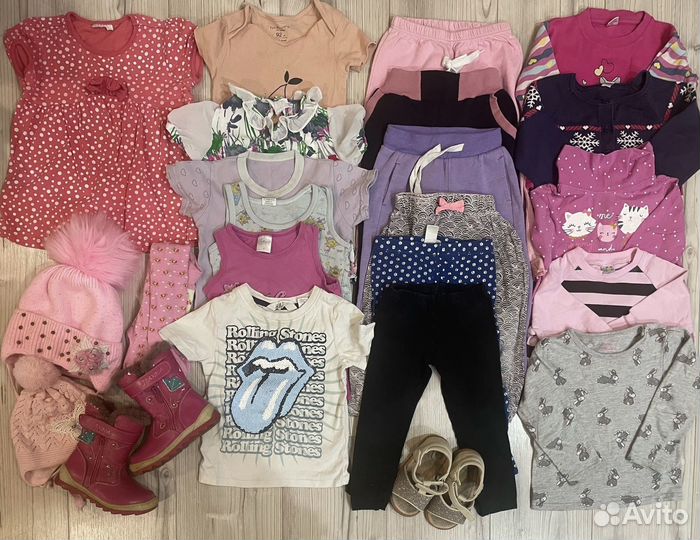 Детская одежда вещи пакетом на девочку