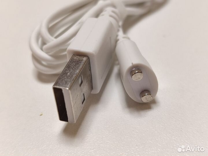 Магнитный USB двух контактный кабель зарядки