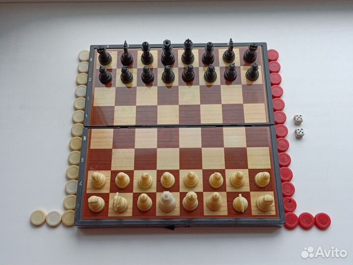 Дорожные нарды, шахматы, шашки