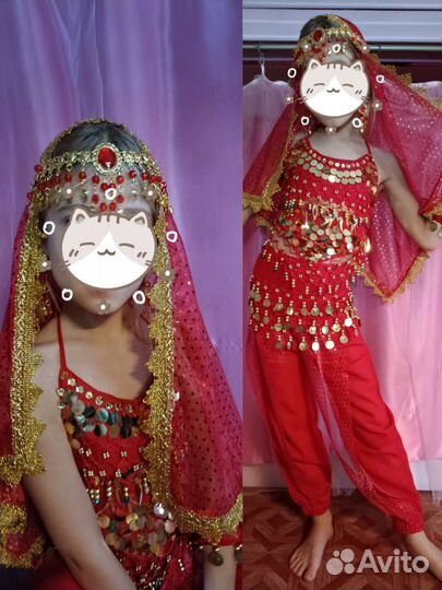 Новый детский костюм для восточного танца