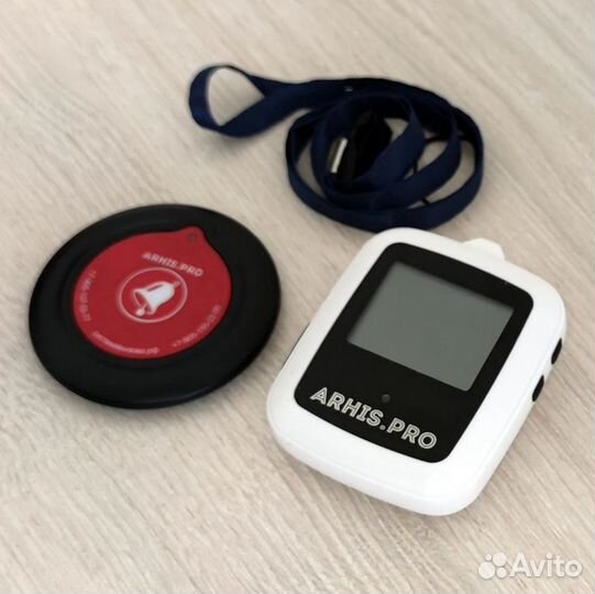 Кнопка вызова персонала Слим и пейджер Поясной