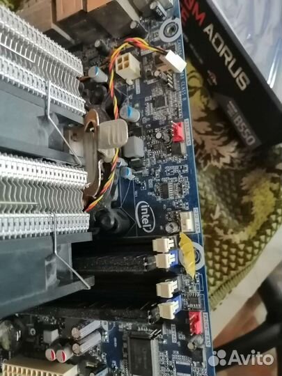 Материнская плата 1155 с процессором i7 3770