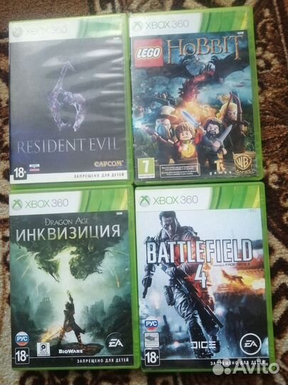 Диски на xbox 360 б/у