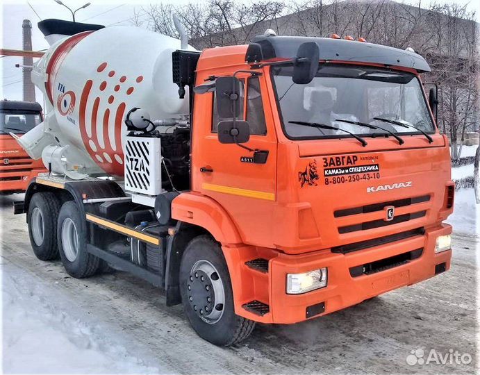 Автобетоносмеситель КамАЗ 65115, 2023