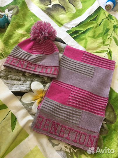 Комплект шапка, шарф Benetton