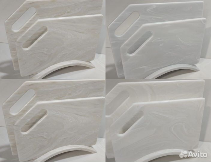 Акриловые и мраморные разделочные доски