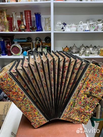 Старинный итальянский баян Ballone (Ч)