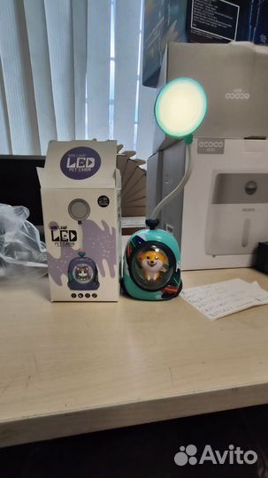 Светильник Ночник Лисёнок2 Режима работы. Настольн