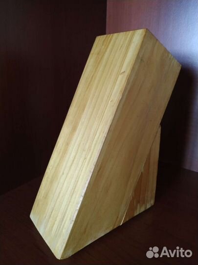 Подставка для ножей б. у., 13*6,5*19см, дерево
