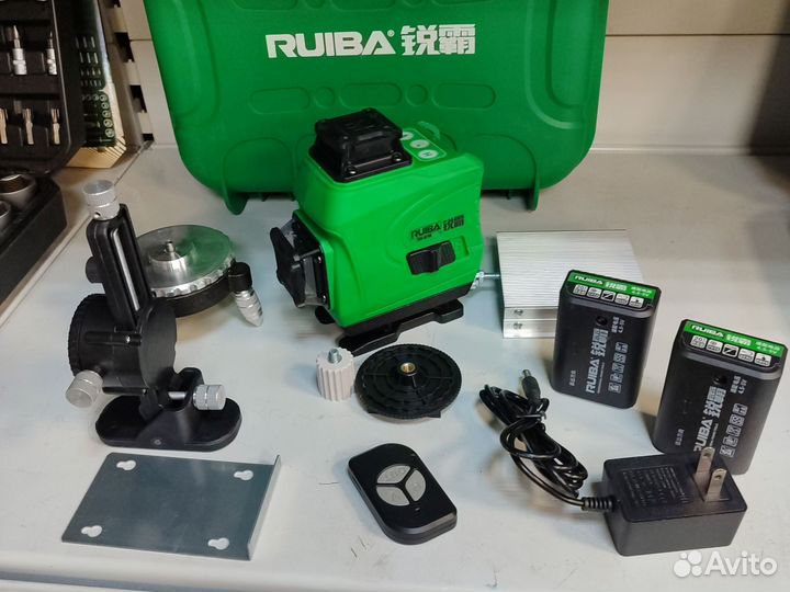 Профессиональный лазерный уровень 4D 16 лин Ruiba