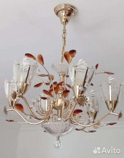 Люстра потолочная подвесная бу