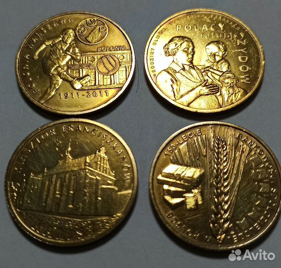 Монеты польши 2 злотых (11 )