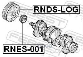 Шестерня коленвала rnes001 Febest