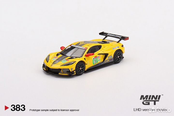 Модель Chevrolet Corvette 1/64 (mini gt)