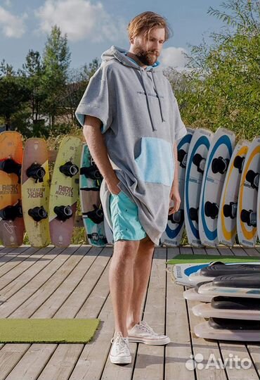 Пончо вейкборд серф баня