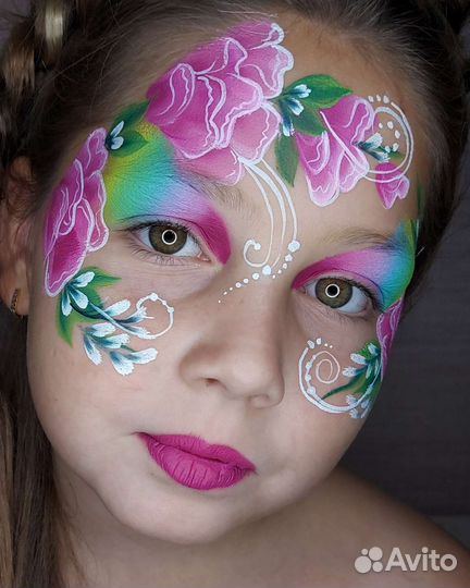 Аквагрим, блеск-тату