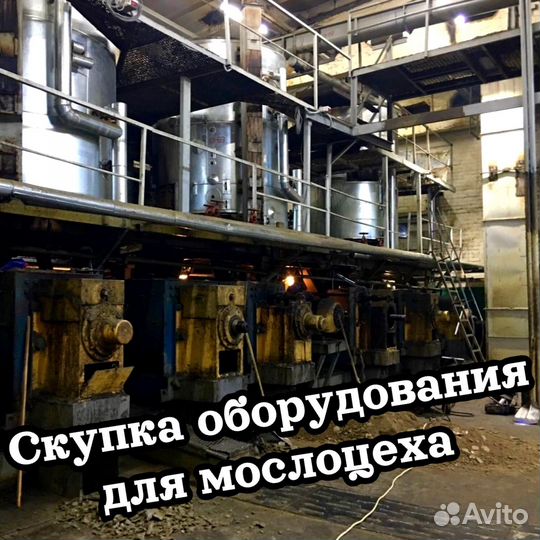 Скупка оборудования для маслоцеха и маслозавода