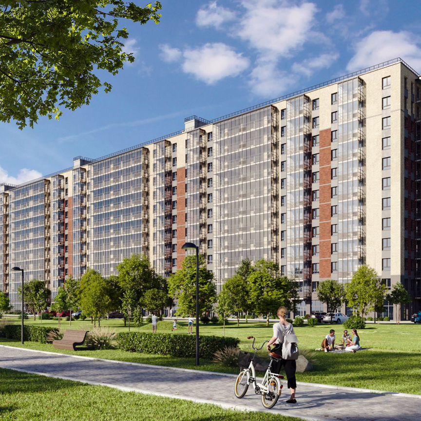 Квартира-студия, 25,6 м², 12/12 эт.