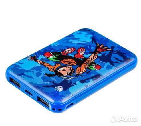 Аккумулятор мобильный BY Конек 5000мАч 2 USB Герои