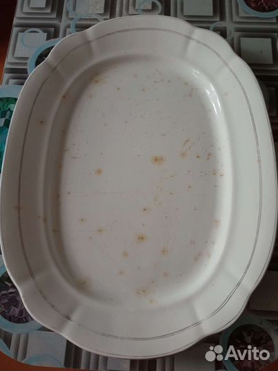 Кузнецов фарфор блюдо