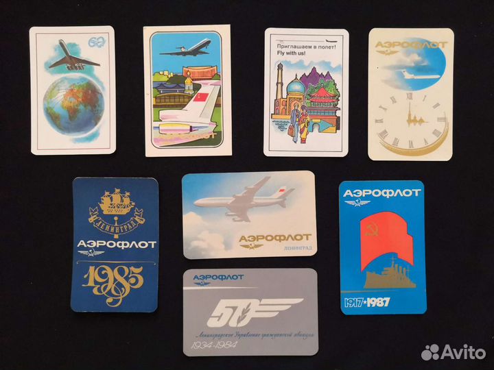 Календарики СССР 