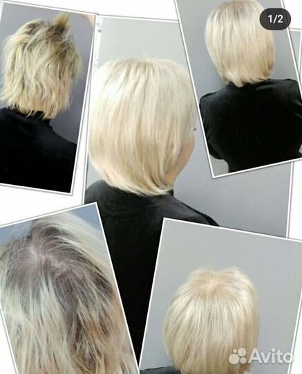 Модели на окрашивание волос блонд