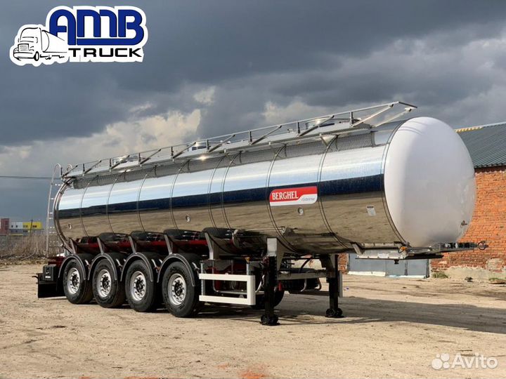 Полуприцеп пищевая цистерна BERGHEL 30000Л 4-осная, 2023