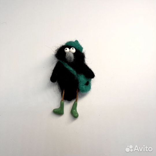 Брошь Грачонок