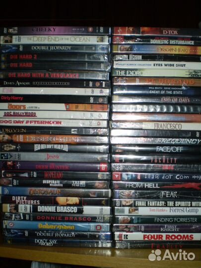 Двд диски оригиналы США 1 регион. DVD R1