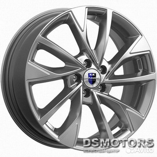 Диски Роквуд 7/17 5x112 ET50 d66.6 дарк платинум
