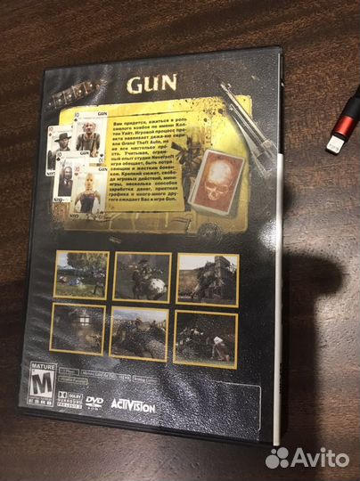 Игра для приставки Ps 2 GUN новый
