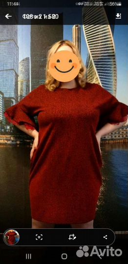 Красивое платье на пышную девушку 54-56 р