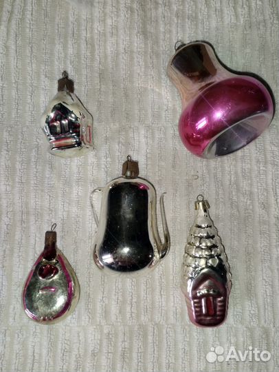 Винтажные елочные игрушки СССР