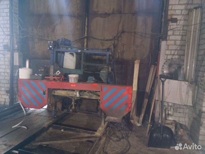 Ленточная пилорама двигатель 11кв с цифровой лине